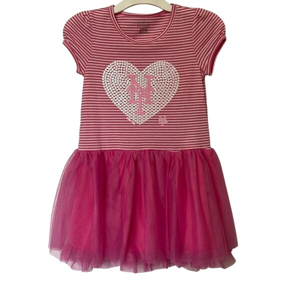 Genuine Merchendise New York Mets GIRLS PINK CELEBRATION TUTU DRESS 6X - Picture 1 of 4